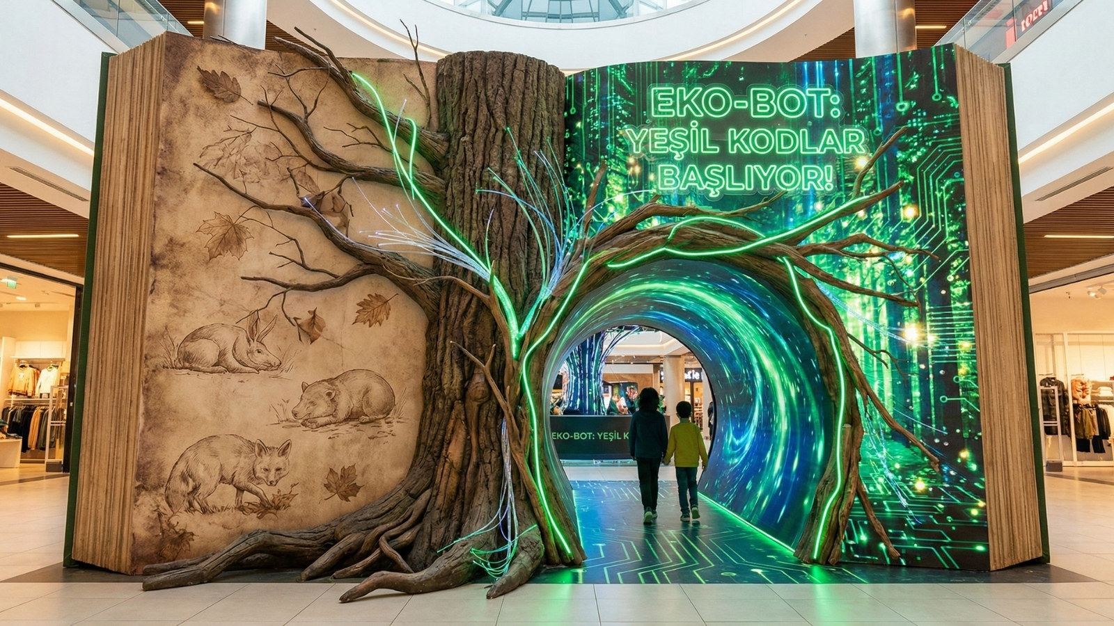 Boyut Kapısı Dev Kitap Tüneli